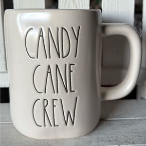 Rae Dunn Candy Cane Crew Cream Mug